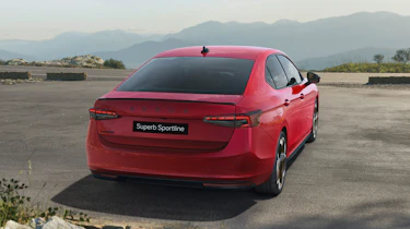 New Skoda Superb SportLine hatchback - rear