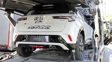 New facelifted Vauxhall Mokka spy shot - rear