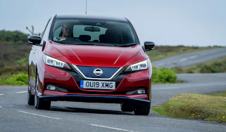 Nissan Leaf - front cornering