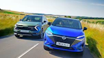 Nissan Qashqai and Kia Sportage - front tracking