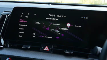 Kia Sportage - infotainment screen