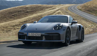 Limited edition Porsche 911 Turbo 50 Years - front tracking