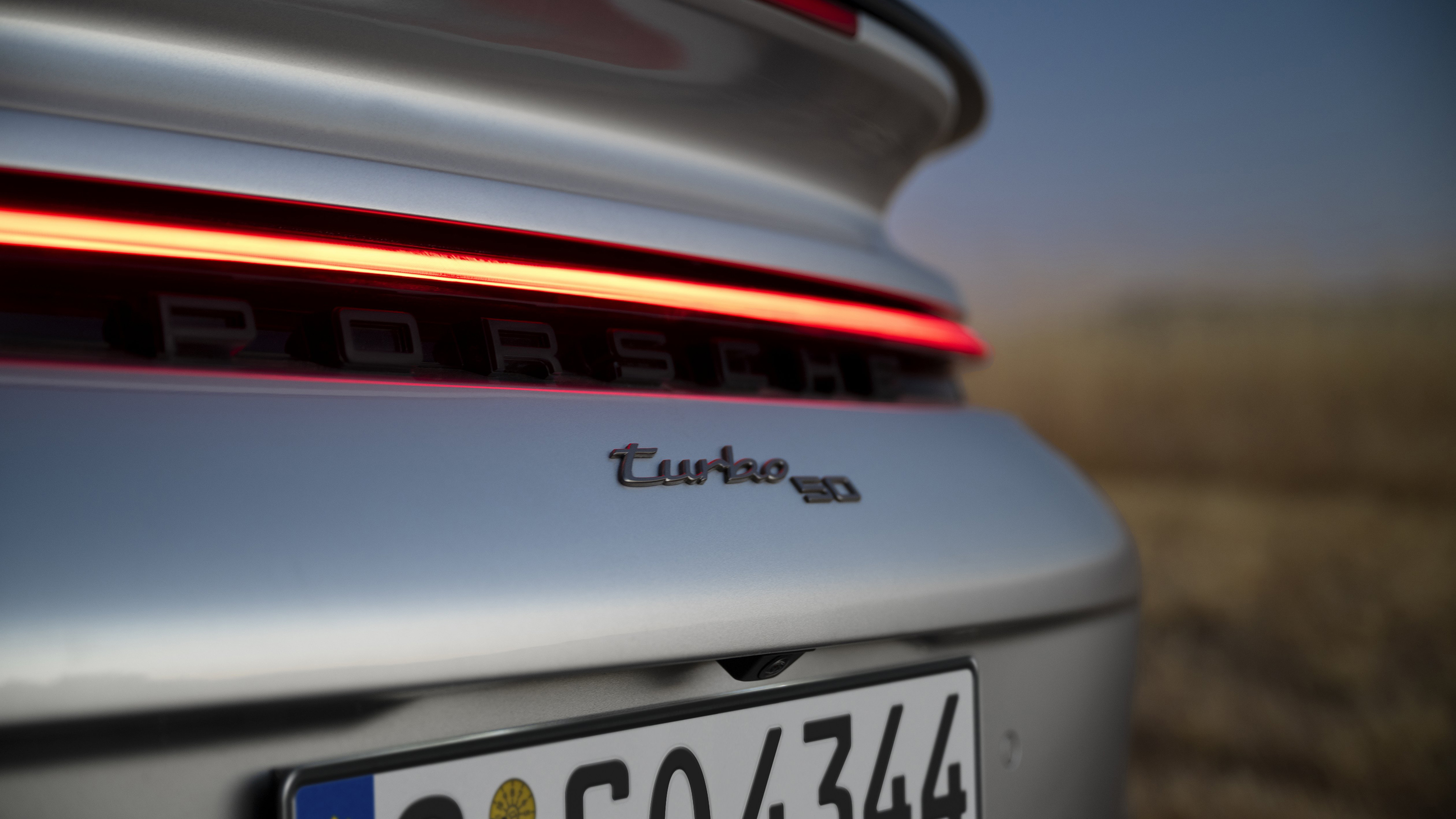 Limited edition Porsche 911 Turbo 50 Years - rear badges
