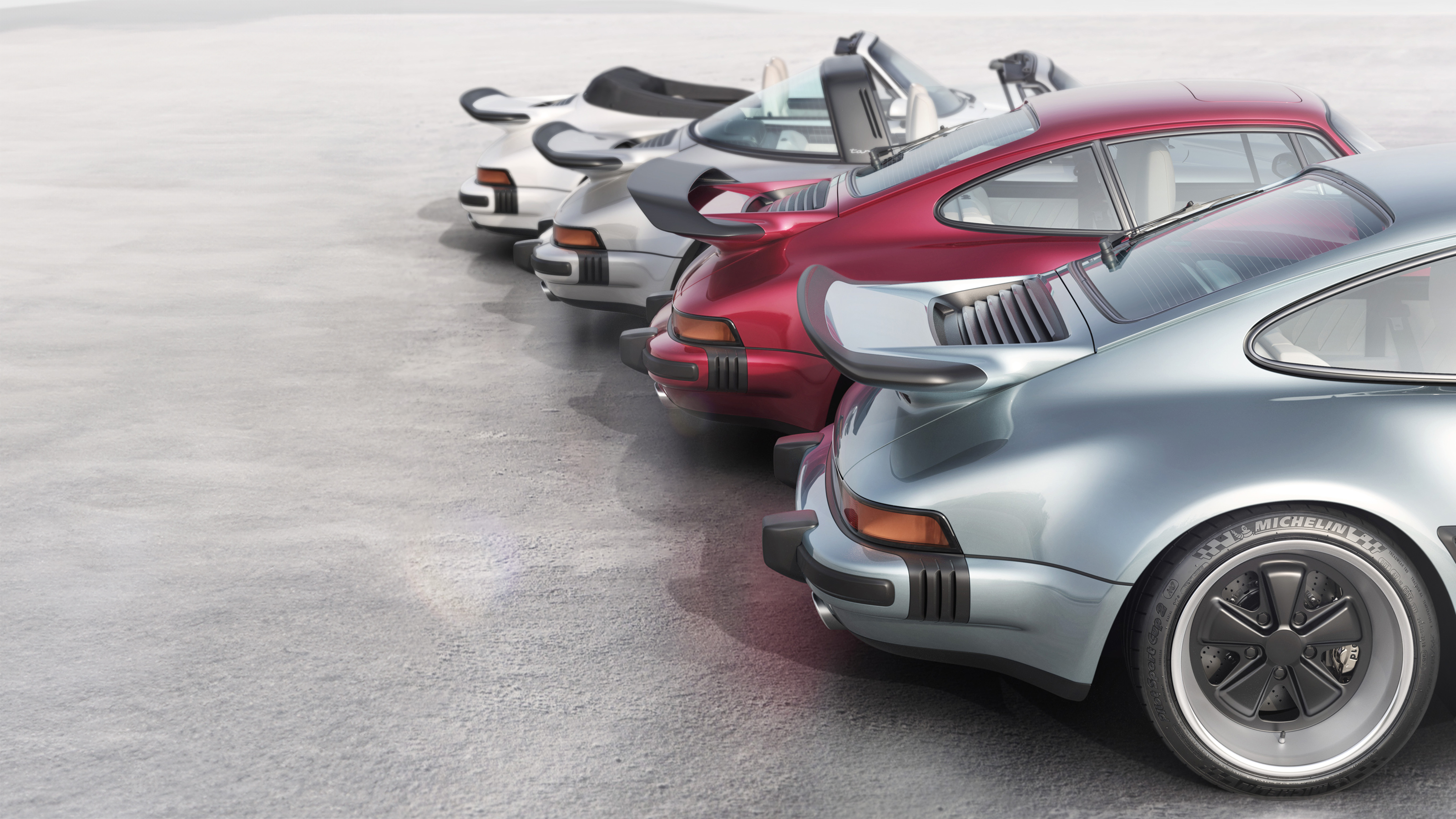 Singer 911 Turbo restomod Slantnose, Targa and Cabriolet - rear end