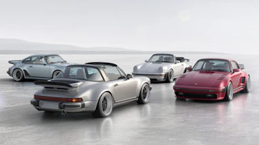 Singer 911 Turbo restomod Slantnose, Targa and Cabriolet - display