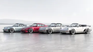 Singer 911 Turbo restomod Slantnose, Targa and Cabriolet - front 3/4