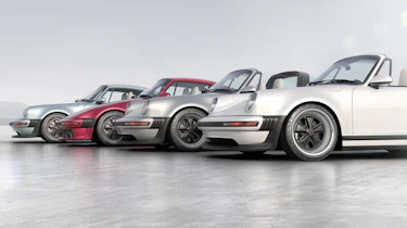 Singer 911 Turbo restomod Slantnose, Targa and Cabriolet - front end