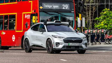 Ford Mustang Mach-E self-driving artificial intelligence software from Wayve - front