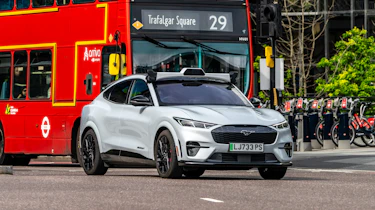 Ford Mustang Mach-E self-driving artificial intelligence software from Wayve - front