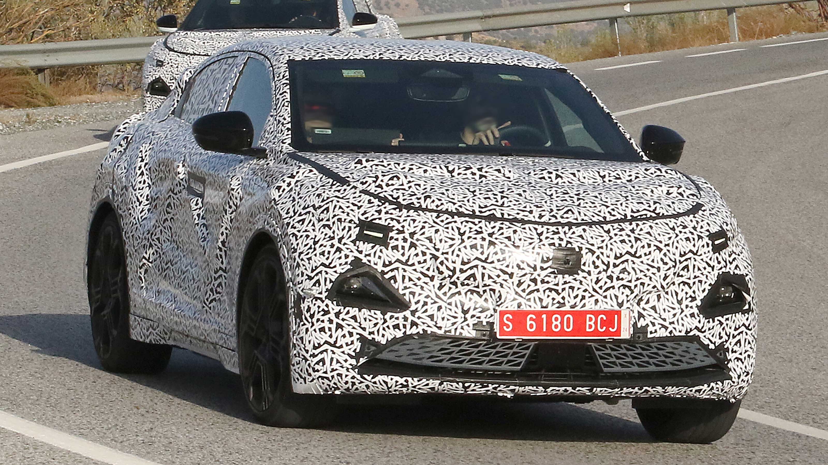 Alpine A390 spy shots - front 3/4