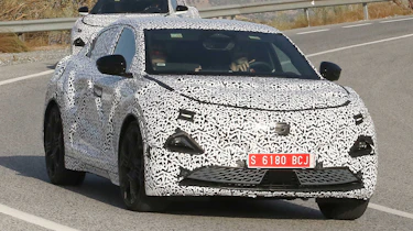 Alpine A390 spy shots - front 3/4