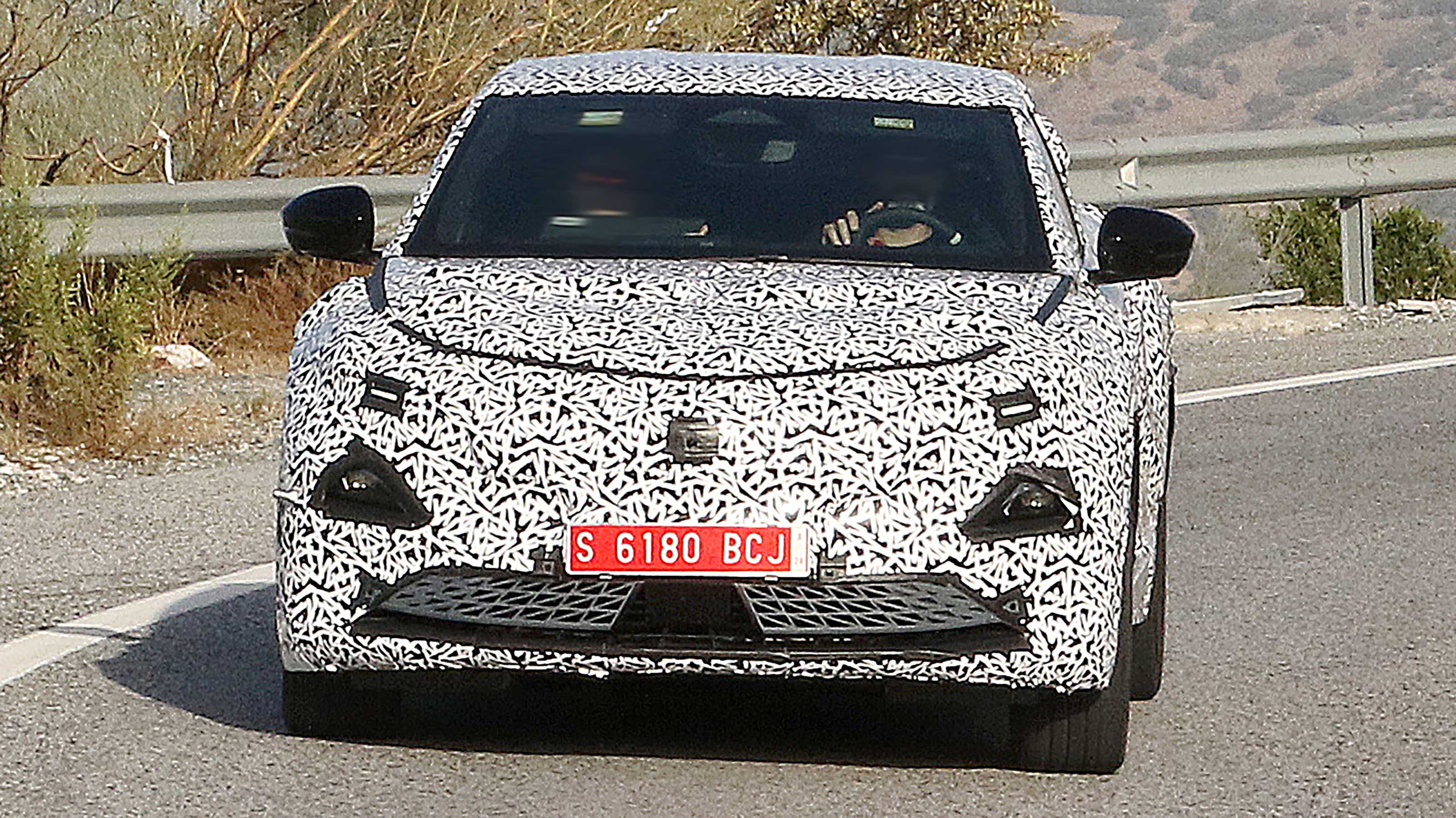 Alpine A390 spy shots - headshot