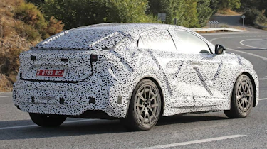 Alpine A390 spy shots - rear 3/4