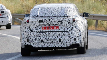 Alpine A390 spy shots - tail shot