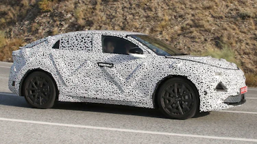 Alpine A390 spy shots - side profile