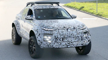 Audi Q6 e-tron Dakar (camouflaged) - front cornering