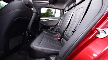 BMW X4 Mk2 - rear seats