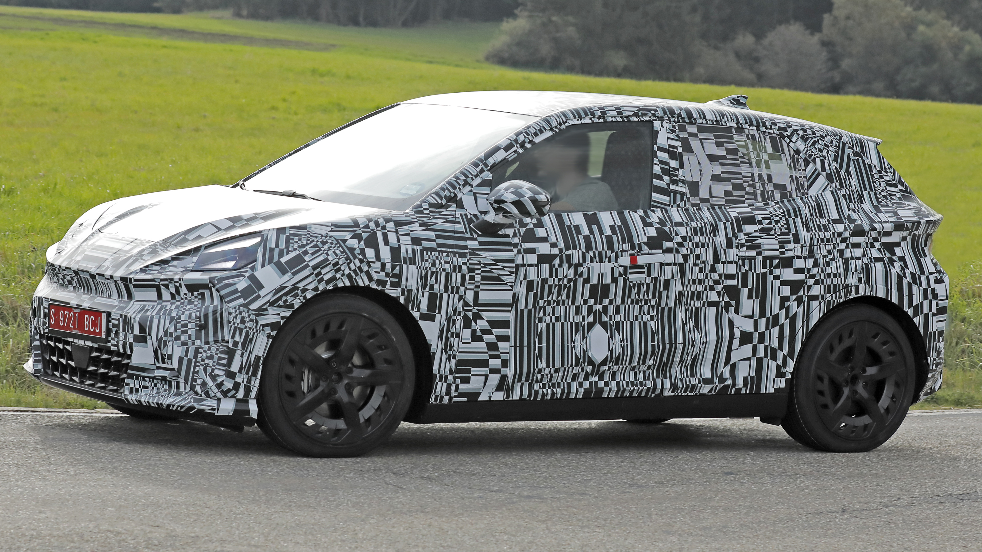 Cupra Raval spy shot - front angled