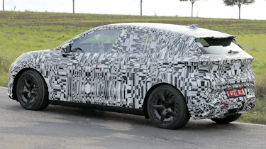 Cupra Raval spy shot - rear angled