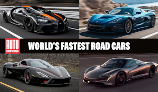 Fastest road cars - header