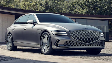 2024 Genesis Electrified G80 - front 3/4