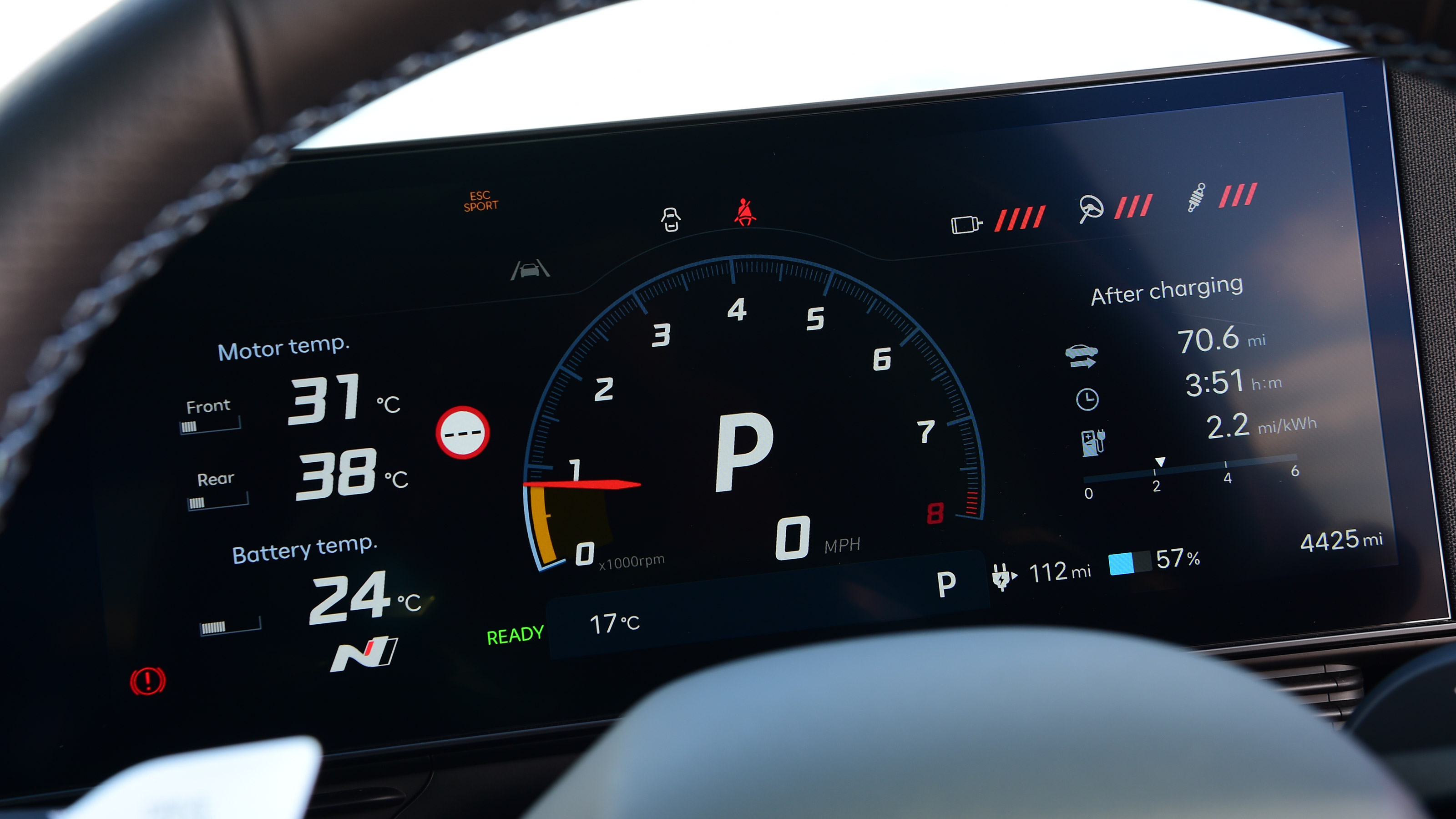 Hyundai Ioniq 5 N - dials