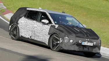 Kia EV4 testing - front angled