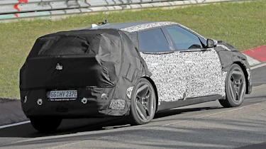 Kia EV4 testing - rear 3/4