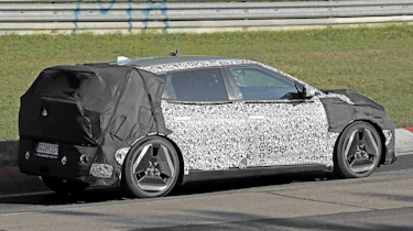 Kia EV4 testing - rear angled