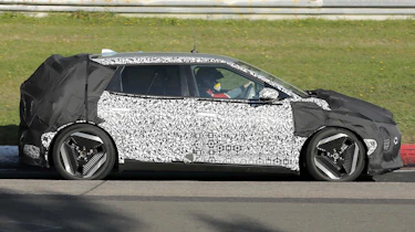 Kia EV4 testing - side profile
