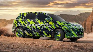Leapmotor B10 teaser - front 3/4