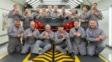 Nissan production team using sign language