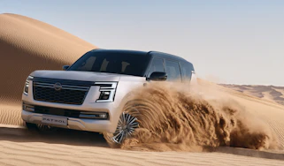 Nissan Patrol - dynamic on dunes