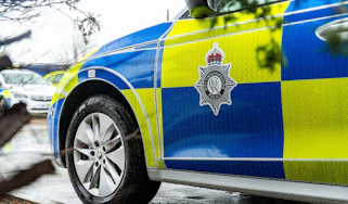 Police car detail