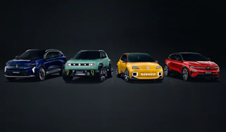 Selection of Renault EVs