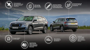 Skoda Kodiaq armoured car - full details outlining what makes the armoured Kodiaq stand out