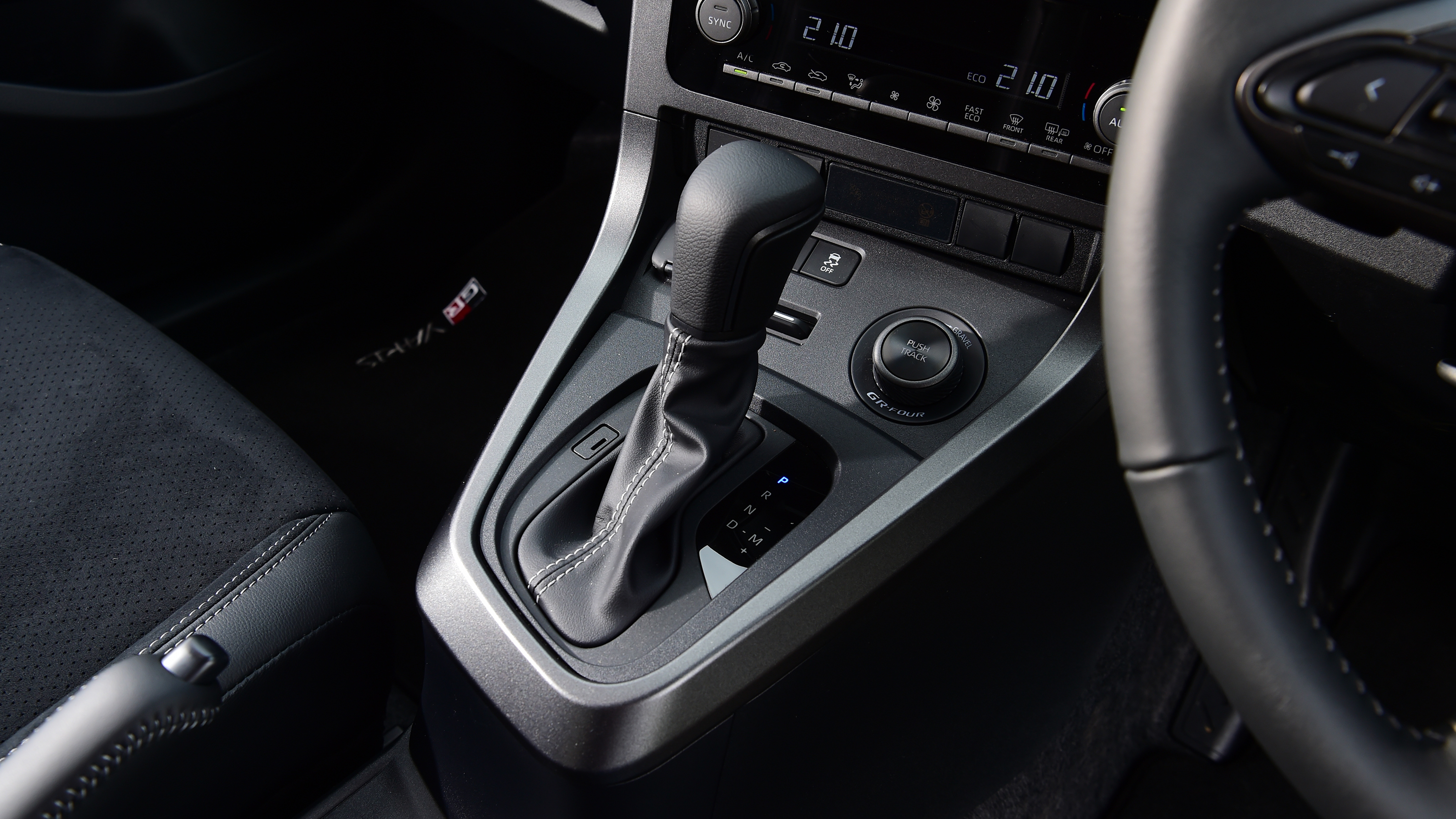 Toyota GR Yaris - gear selector