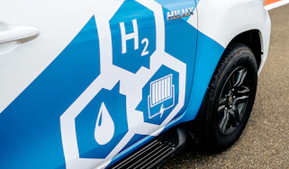 Hydrogen fuel-cell Toyota Hilux pick-up truck