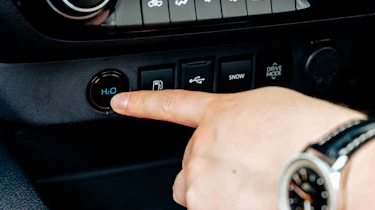 Hydrogen-powered Toyota Hilux - interior