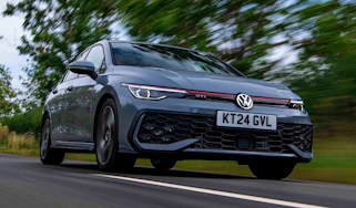 Volkswagen Golf GTI - front corner tracking, low