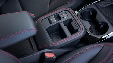 2025 Mustang Mach E - cupholder and armrest