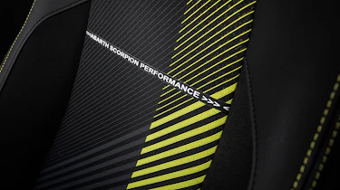 Abarth 600e - seat detail
