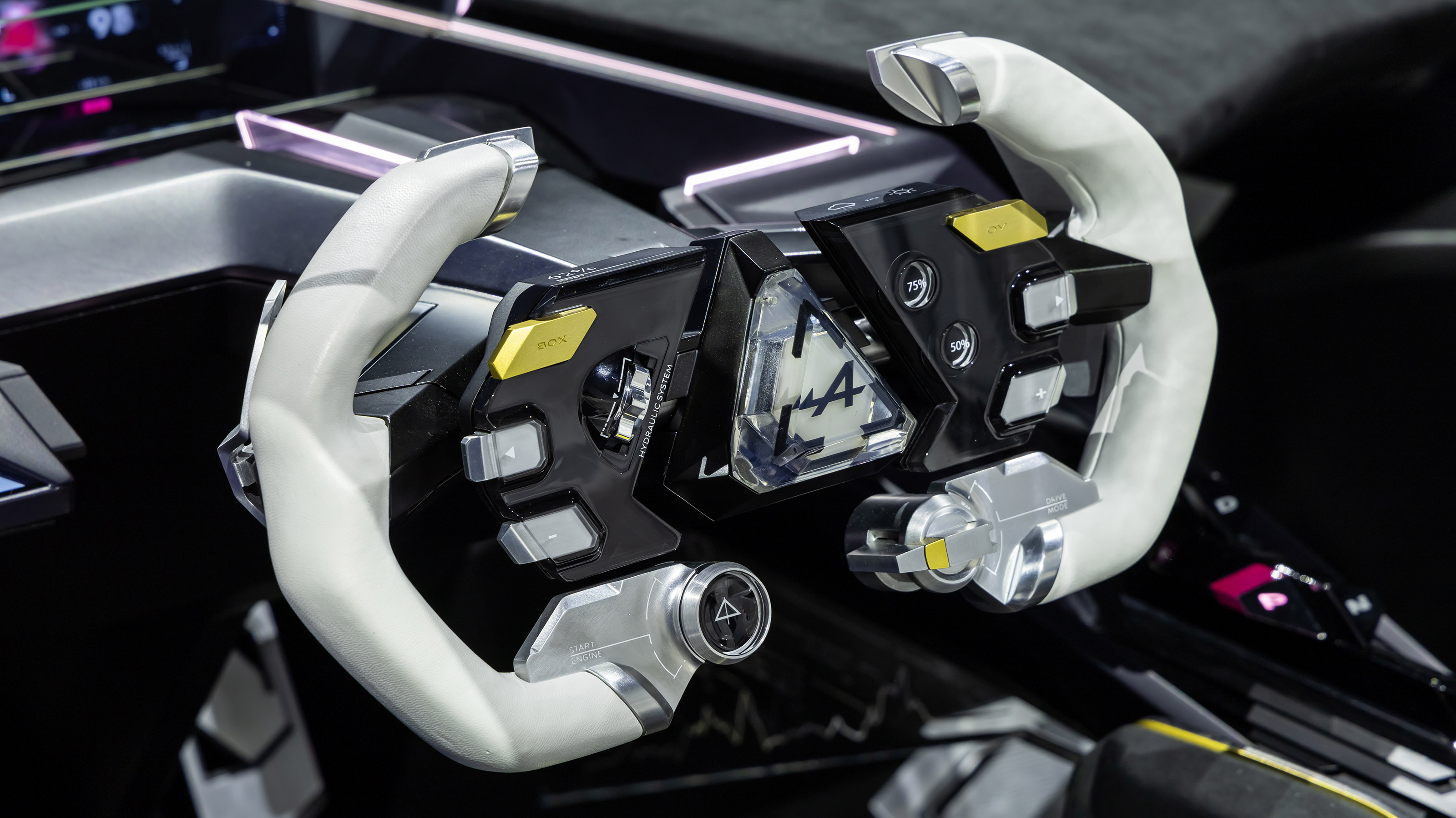 Alpine A390_β concept - steering wheel