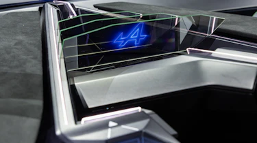 Alpine A390_β concept - interior detail