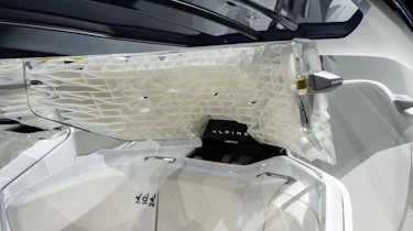 Alpine A390_β concept - headrest