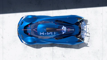 Alpine Alpenglow Hy6 - top-down view