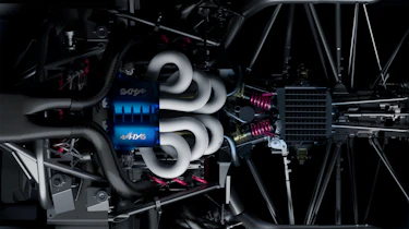 Alpine Alpenglow Hy6 - engine and chassis