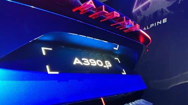 Alpine A390_β concept in Paris - rear badging