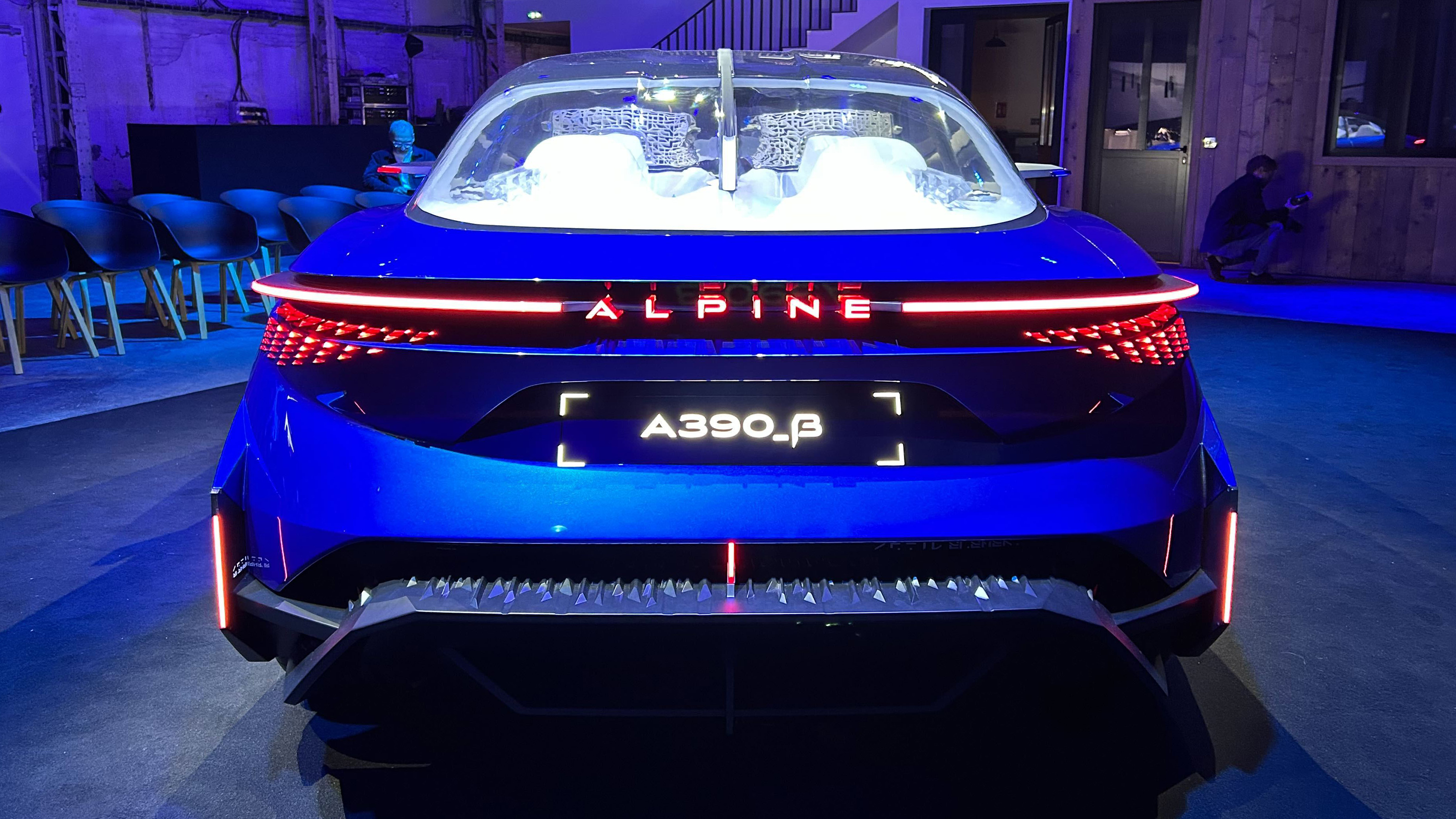 Alpine A390_β concept in Paris - rear