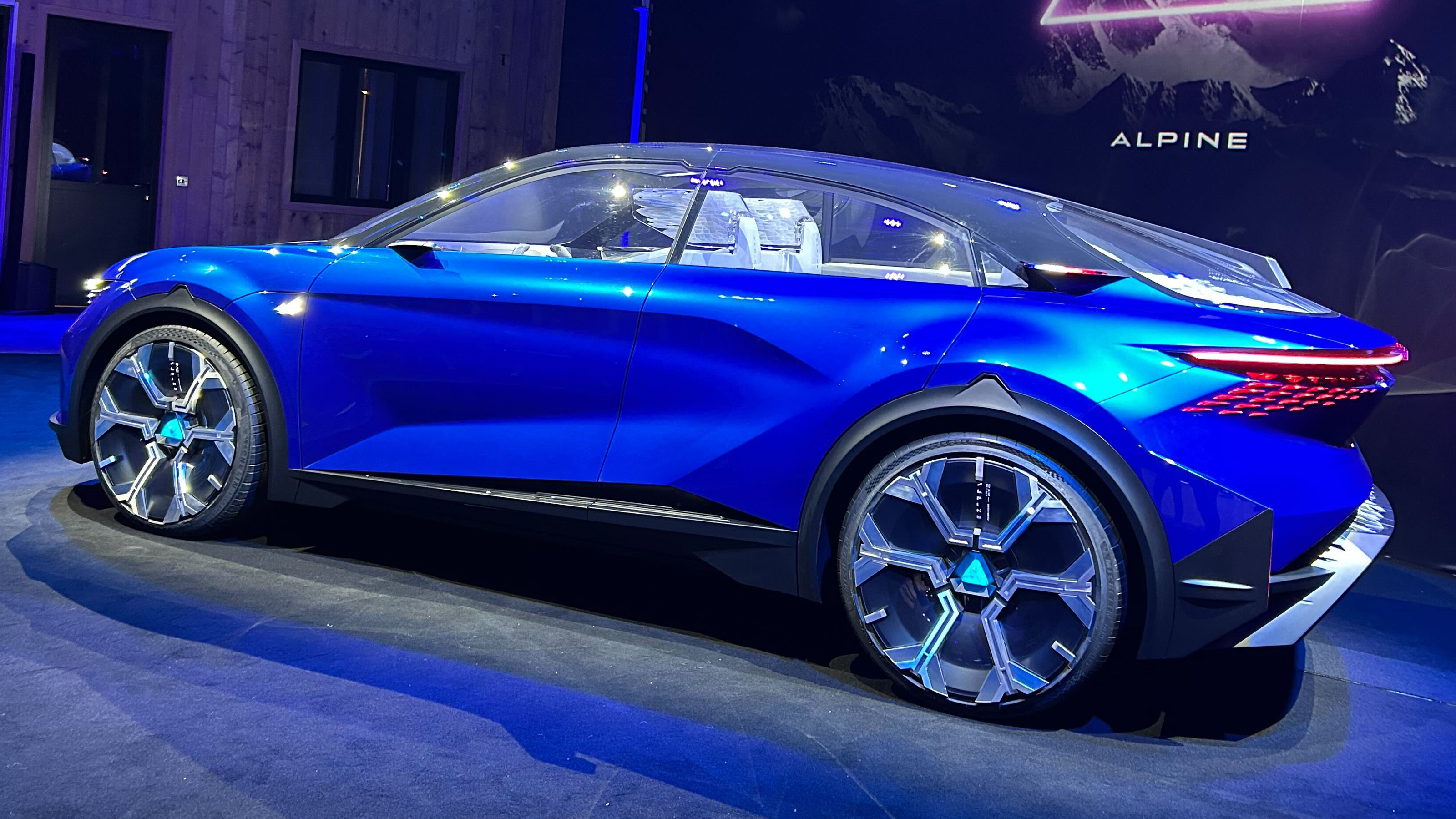 Alpine A390_β concept in Paris - side